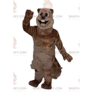 Costume de mascotte BIGGYMONKEY™ de castor géant, costume de