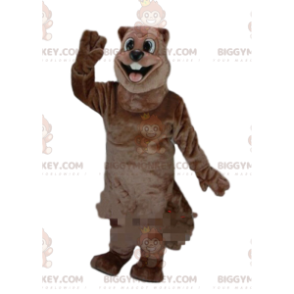 BIGGYMONKEY™ costume mascotte castoro gigante, costume da