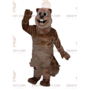 Traje de mascote de castor gigante BIGGYMONKEY™, traje de