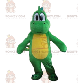 BIGGYMONKEY™ maskotdräkt av Yoshi, den berömda dinosaurien från