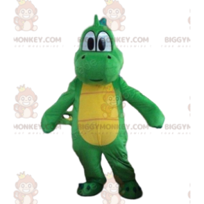 Costume de mascotte BIGGYMONKEY™ de Yoshi, le dinosaure du jeu