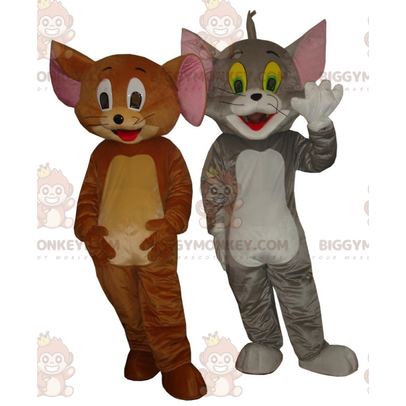 BIGGYMONKEY™s mascot of Tom and Jerry, the famous cartoon