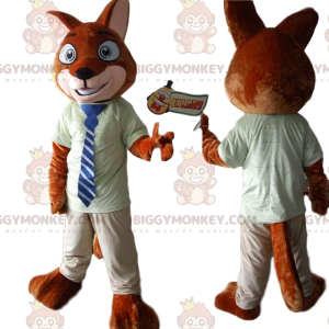 Traje de mascote BIGGYMONKEY™ de Nick Wilde, raposa famosa em