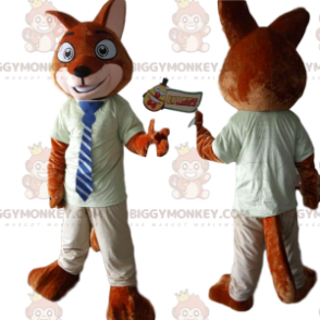 BIGGYMONKEY™ mascottekostuum van Nick Wilde, beroemde vos in