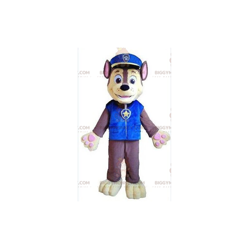 Costume de mascotte BIGGYMONKEY™ de chien en tenue de policier