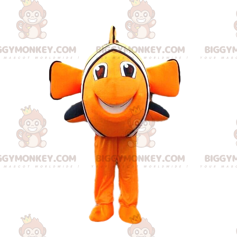 Traje de mascote BIGGYMONKEY™ de Nemo, o famoso peixe-palhaço