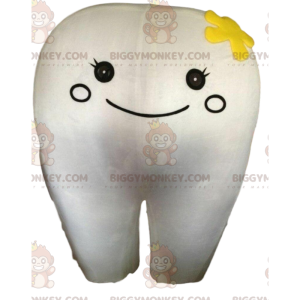 Kæmpe tand BIGGYMONKEY™ maskot kostume, tand kostume, tandlæge