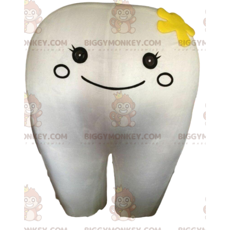 Kæmpe tand BIGGYMONKEY™ maskot kostume, tand kostume, tandlæge