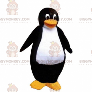 Costume de mascotte BIGGYMONKEY™ de gros pingouin noir et