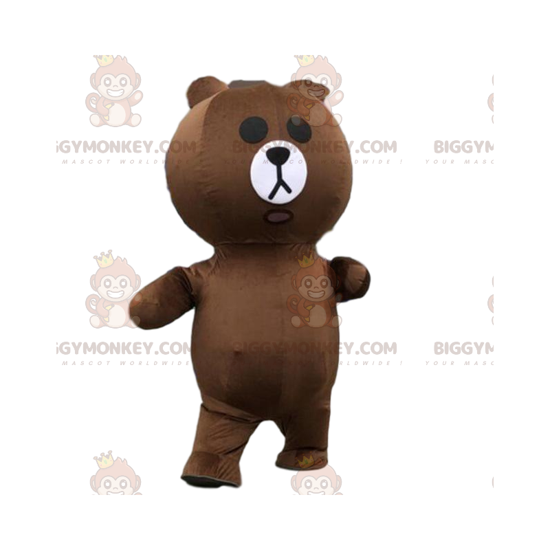 Disfraz de mascota de oso inflable BIGGYMONKEY™, disfraz de oso
