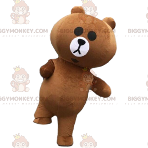 Inflatable Bear BIGGYMONKEY™ Mascot Costume, Inflatable Teddy