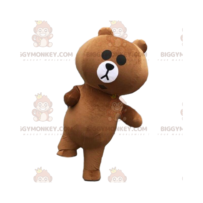 Fantasia de mascote de urso inflável BIGGYMONKEY™, fantasia de