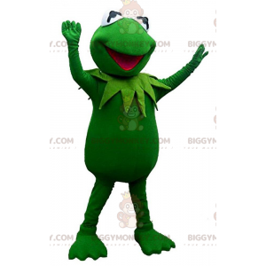 Disfraz de mascota BIGGYMONKEY™ de Kermit, la famosa rana verde