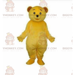 Costume da mascotte giallo Teddy Bear BIGGYMONKEY™, costume da