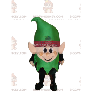 Leprechaun BIGGYMONKEY™ maskottiasu, tonttupuku, keijupuku -