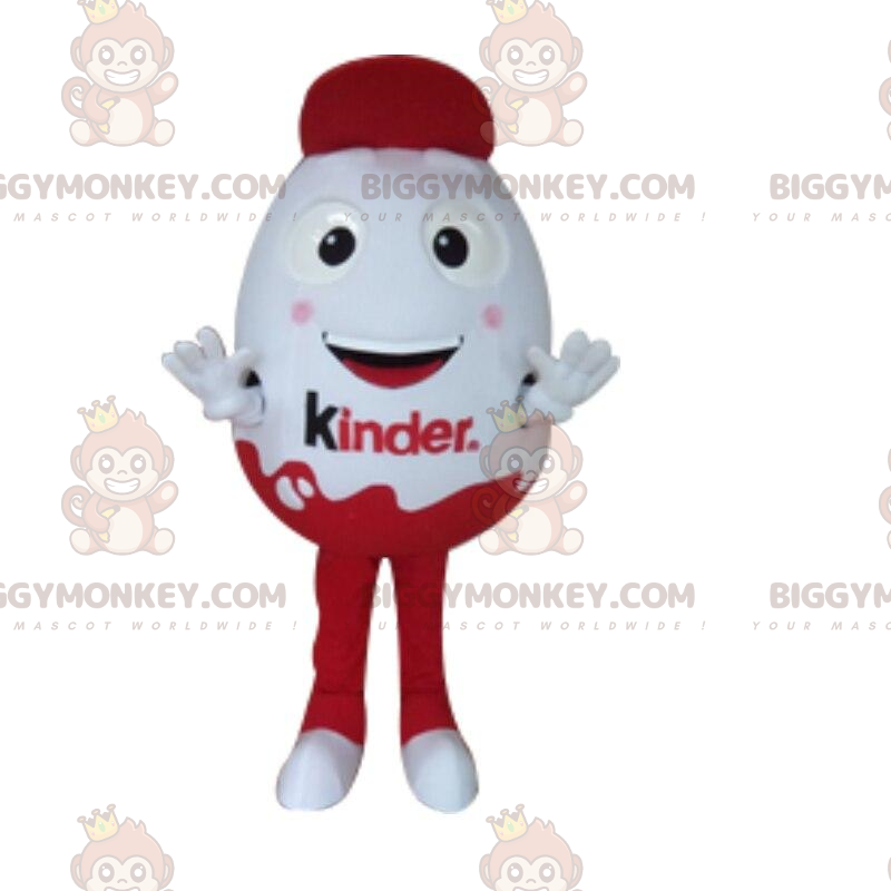 Gigantyczne jajko Kinder Kostium maskotki BIGGYMONKEY™, kostium