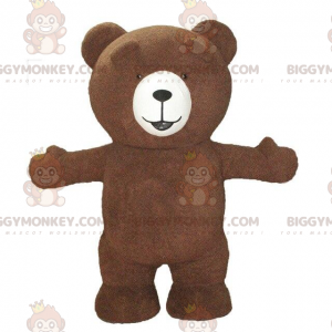 Brauner Teddybär BIGGYMONKEY™ Maskottchenkostüm, Bärenkostüm