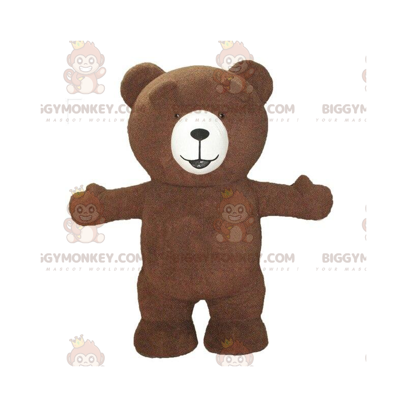 Brauner Teddybär BIGGYMONKEY™ Maskottchenkostüm, Bärenkostüm