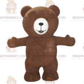 Costume de mascotte BIGGYMONKEY™ de nounours marron, costume