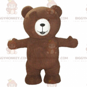 Kostým maskota hnědého medvídka BIGGYMONKEY™, kostým medvěda