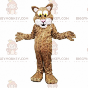 Kostým maskota leoparda BIGGYMONKEY™, kostým pantera, plyšová