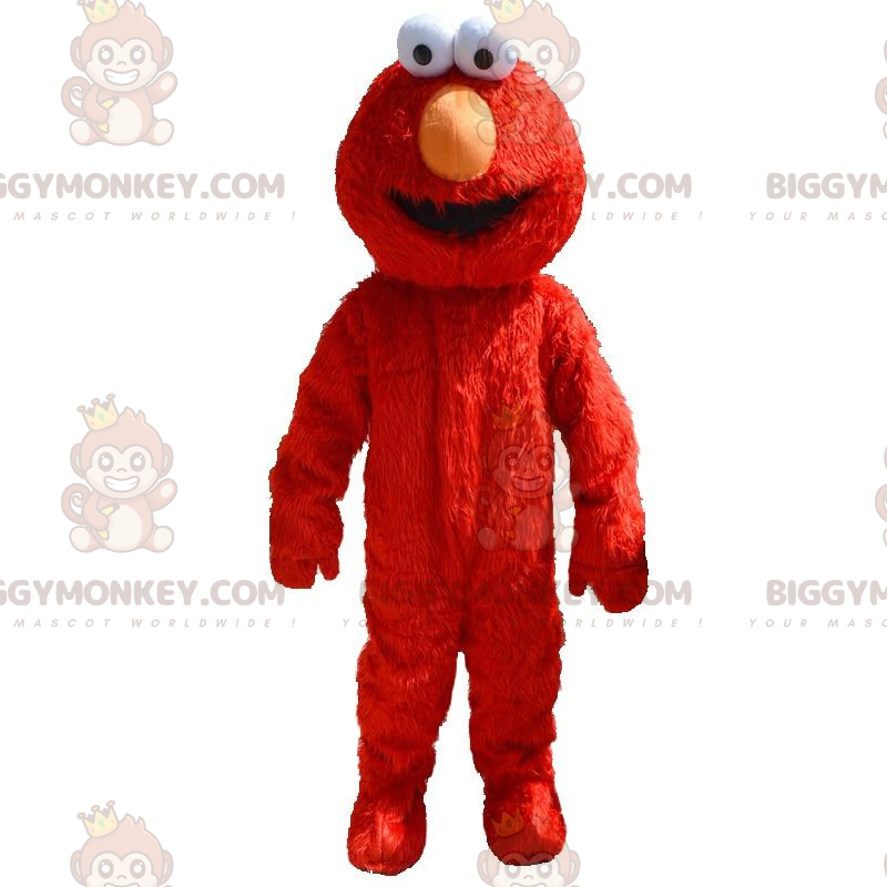 BIGGYMONKEY™ costume mascotte di Elmo, il famoso Formato L (175