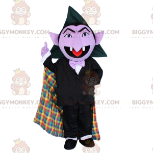 Vampir-BIGGYMONKEY™-Maskottchenkostüm, Dracula-Kostüm