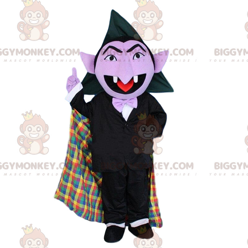 Costume da vampiro BIGGYMONKEY™ mascotte, costume di Dracula