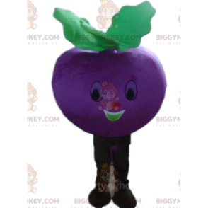 Beet BIGGYMONKEY™ Mascot Costume, Turnip Costume, Purple