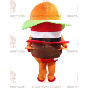 Burger BIGGYMONKEY™ mascottekostuum, fastfoodkostuum