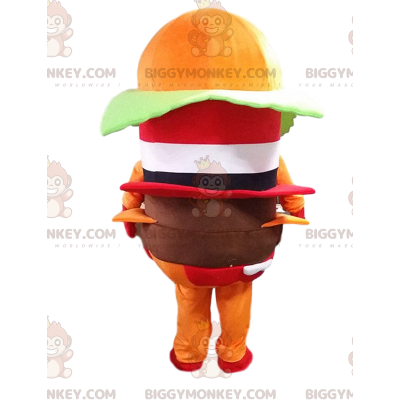 Burger BIGGYMONKEY™ maskot kostume, fastfood kostume, kæmpe