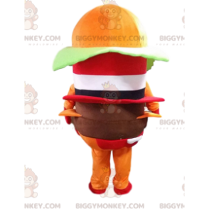Traje de mascote Burger BIGGYMONKEY™, fantasia de fast food