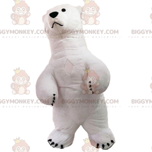 BIGGYMONKEY™ Costume Gonfiabile per Mascotte da Orso Polare