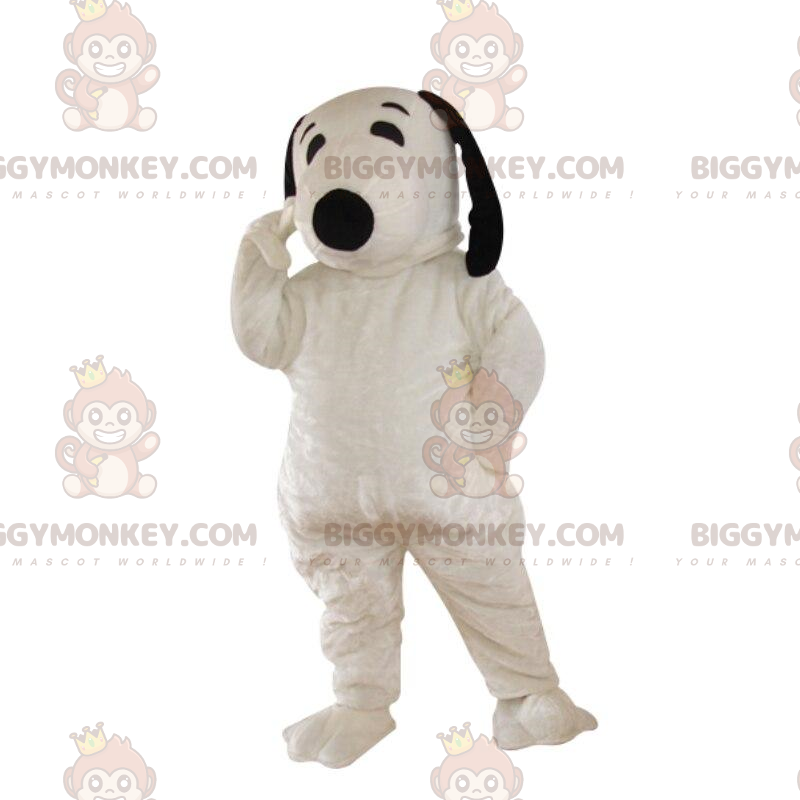 BIGGYMONKEY™ costume mascotte di Snoopy, il famoso cane dei