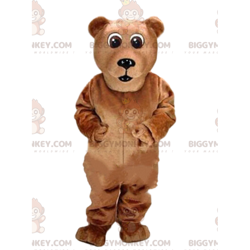 Costume da mascotte da orso bruno BIGGYMONKEY™, costume da