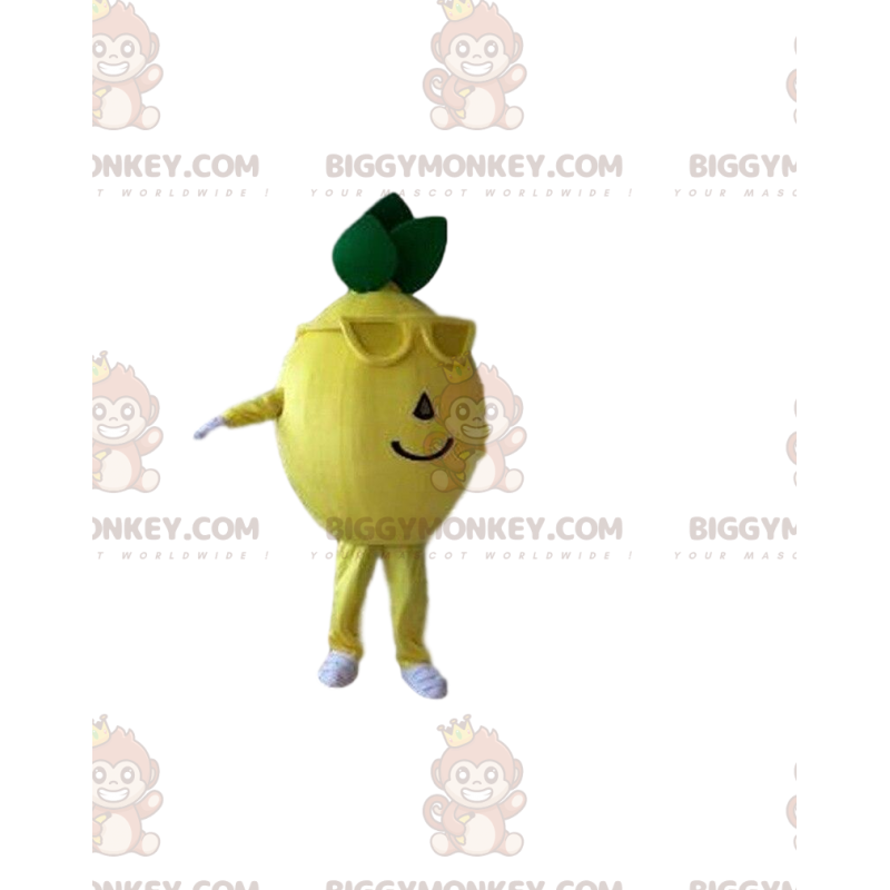 Kostým maskota Lemon BIGGYMONKEY™, kostým citrusů, ovocné