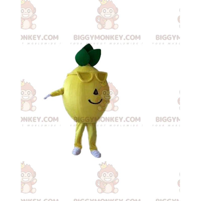 Traje de mascote Lemon BIGGYMONKEY™, fantasia de frutas