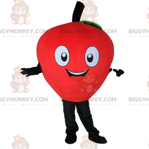 BIGGYMONKEY™ maskottiasu, punainen omena, jättiläinen