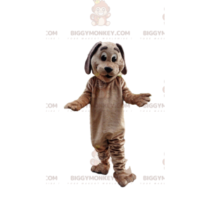 Costume de mascotte BIGGYMONKEY™ de chien marron, costume de