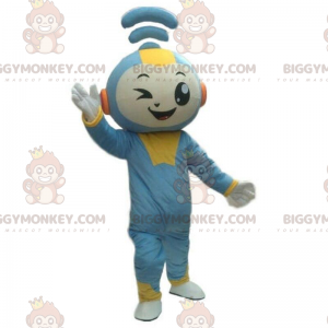 BIGGYMONKEY™ WiFi-maskot-kostume, Connected Man-kostume
