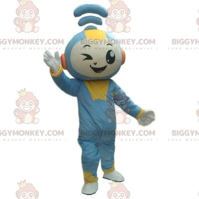 BIGGYMONKEY™ Costume da mascotte Wi-Fi, Costume da uomo