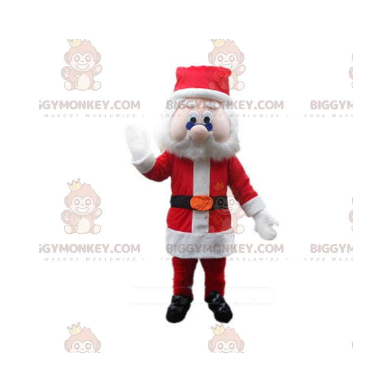 Costume de mascotte BIGGYMONKEY™ de Père-Noël, costume de Noël