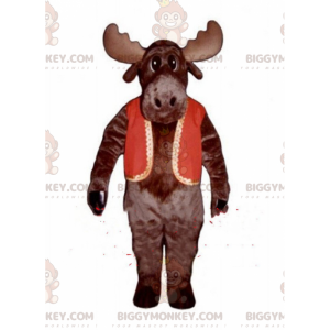 Caribou Big Reindeer BIGGYMONKEY™ mascottekostuum, herten