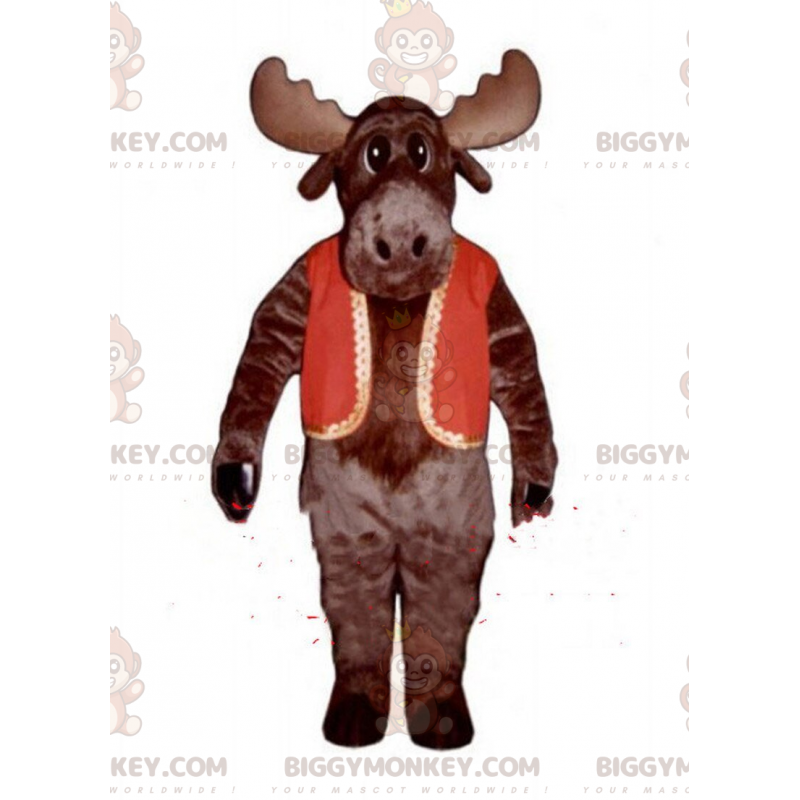 Fantasia de mascote de rena grande caribu BIGGYMONKEY™