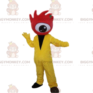 Giant Red Eye BIGGYMONKEY™-mascottekostuum, Cyclops-kostuum -