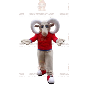 Costume mascotte Bighorn pecore BIGGYMONKEY™, costume da capra