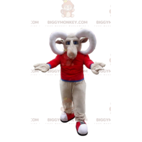 Costume mascotte Bighorn pecore BIGGYMONKEY™, costume da capra