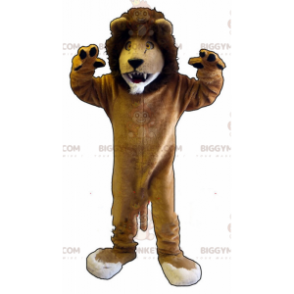 Costume de mascotte BIGGYMONKEY™ de lion géant, costume de