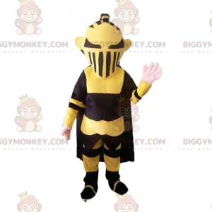 Costume da mascotte BIGGYMONKEY™ robot nero e giallo simile a