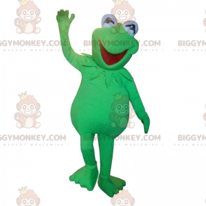 Traje de mascote BIGGYMONKEY™ de Kermit, o famoso sapo verde